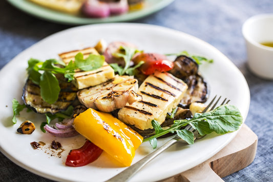 Roasted Vegetable & Halloumi Bake