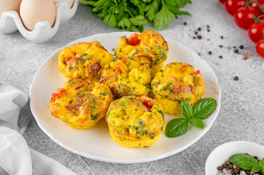 Turkey Sausage & Veggie Egg Muffins