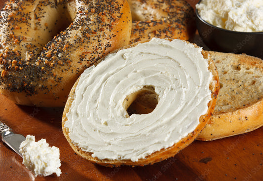 Cream Cheese Cinnamon Bagel