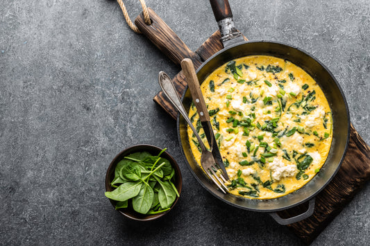 Spinach & Cheese Omelette